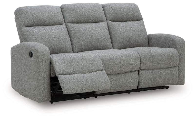 Gauntlet - Reclining Sofa - Sterling - R&R Furniture Gallery (Fountain Valley, CA)