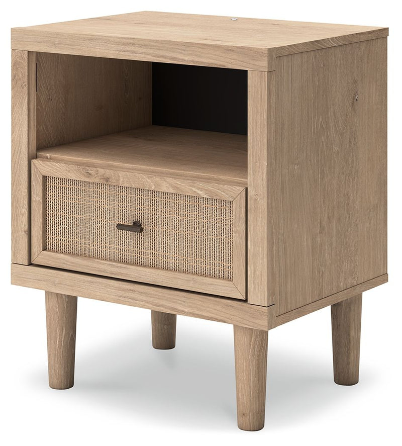 Cielden - One Drawer Night Stand - Two-Tone - R&R Furniture Gallery (Fountain Valley, CA)