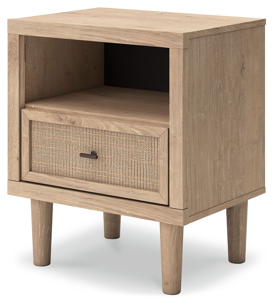 Cielden - One Drawer Night Stand - Two-Tone - R&R Furniture Gallery (Fountain Valley, CA)
