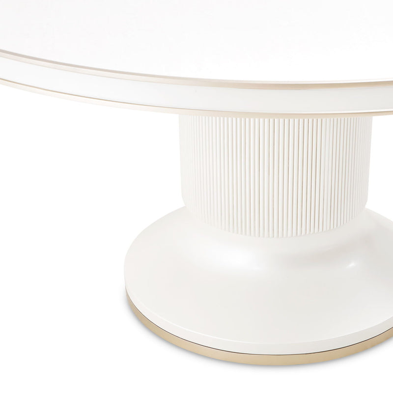 La Marisia - Round Dining Table - Creamy Pearl - R&R Furniture Gallery (Fountain Valley, CA)