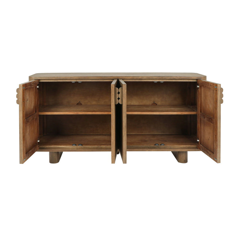 Tacoma - 4 Door Sideboard - Tawny Brown - R&R Furniture Gallery (Fountain Valley, CA)