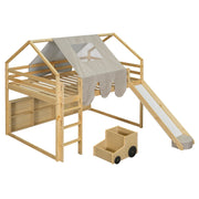 Loft Bed With House Shaped Frame And Tent - R&R Furniture Gallery (Fountain Valley, CA)
