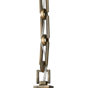Commune - 8 Light Chandelier - Brass