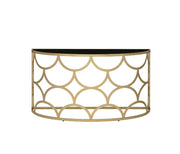 Altus - Console Table - Gold - R&R Furniture Gallery (Fountain Valley, CA)