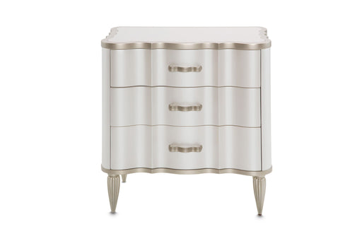 London Place - Nightstand - Creamy Pearl - R&R Furniture Gallery (Fountain Valley, CA)