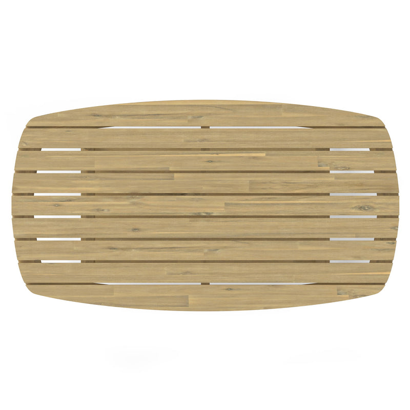 Bayshore - Outdoor Coffee Table - Light Teak - R&R Furniture Gallery (Fountain Valley, CA)