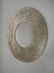 Wrightmund - Accent Mirror - Champagne Finish - R&R Furniture Gallery (Fountain Valley, CA)