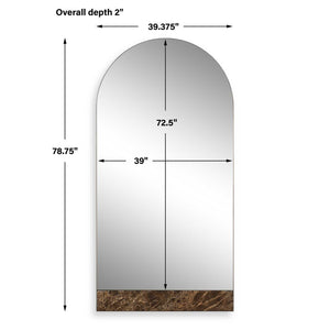 Hanover - Marble Arch Mirror - Bronze / Brown
