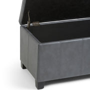 Dover - Upholstered Storage Ottoman Bench - R&R Furniture Gallery (Fountain Valley, CA)