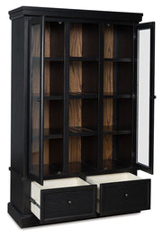 Greddinton - Curio - Black / Brown - R&R Furniture Gallery (Fountain Valley, CA)