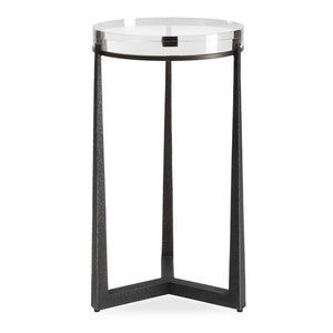 Midas - Round Accent Table - Dark Bronze
