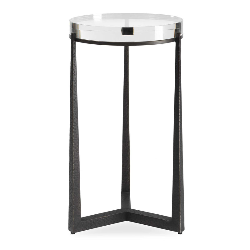 Midas - Round Accent Table - Dark Bronze