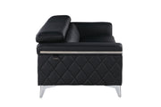 1140 - Top Grain Italian Leather Sofa - R&R Furniture Gallery (Fountain Valley, CA)