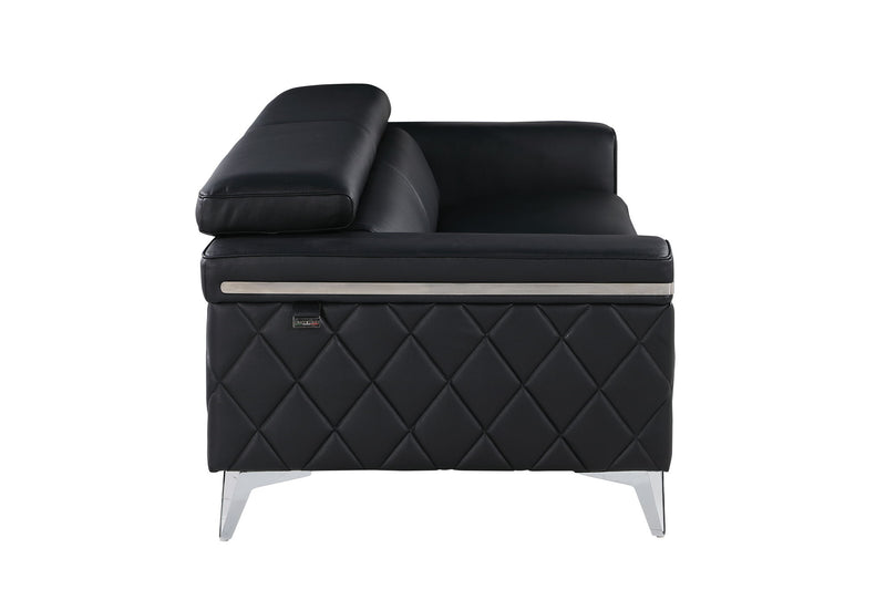 1140 - Top Grain Italian Leather Sofa - R&R Furniture Gallery (Fountain Valley, CA)
