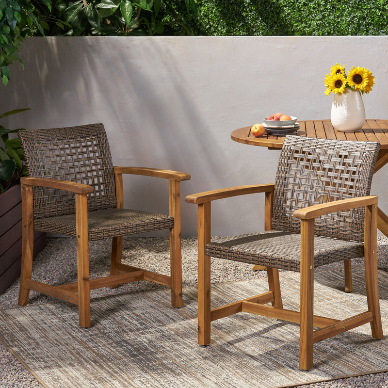 Hampton - Dining Chair (Set of 2) - Brown - R&R Furniture Gallery (Fountain Valley, CA)