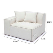 Mindy - LAF Corner Chair - R&R Furniture Gallery (Fountain Valley, CA)