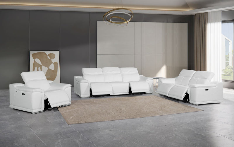 9762 - 6-Piece Modular Power Reclining Sofa, Loveseat And Chair Set With 5 Power Recliners In