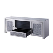 Noralie - TV Stand - Mirrored & Faux Diamonds - R&R Furniture Gallery (Fountain Valley, CA)