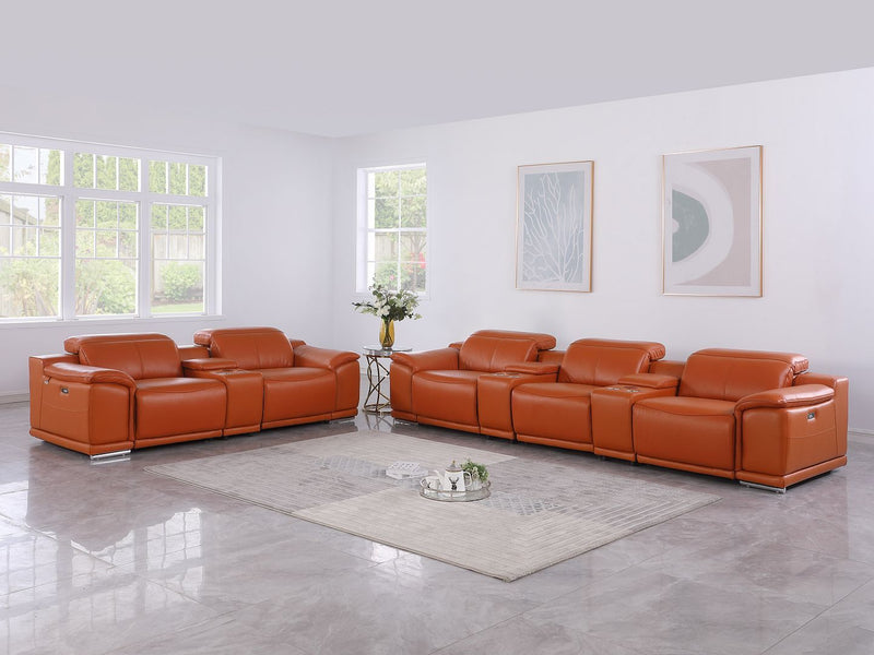9762 - 8-Piece Modular Power Reclining Sofa And Console Loveseat Set With - R&R Furniture Gallery (Fountain Valley, CA)