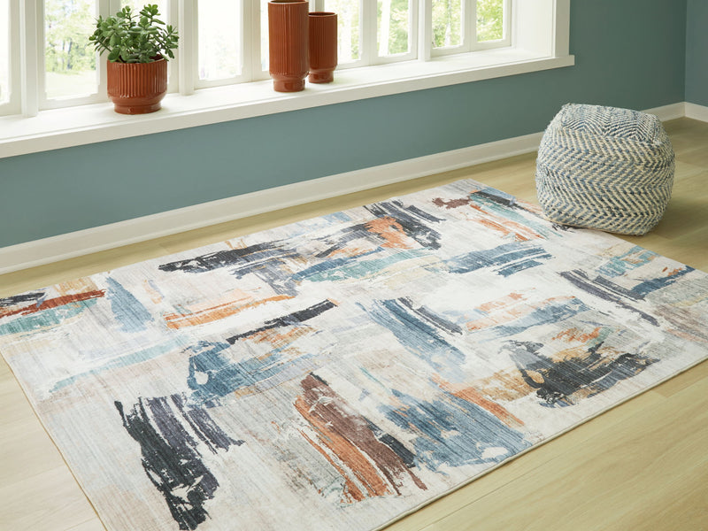 Hessland - Washable Rug - R&R Furniture Gallery (Fountain Valley, CA)