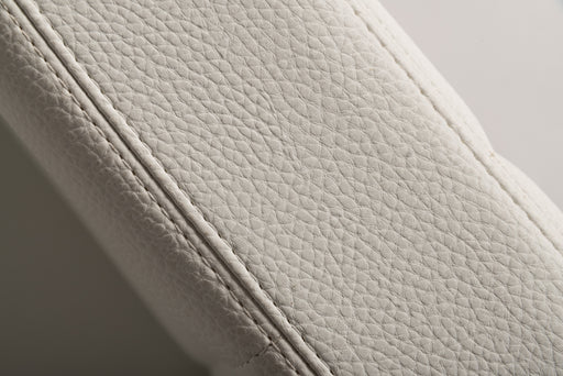 Craig Modern White Bonded Leather Office Chair