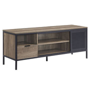 Nantan - 21" TV Stand - Rustic Oak & Black - R&R Furniture Gallery (Fountain Valley, CA)