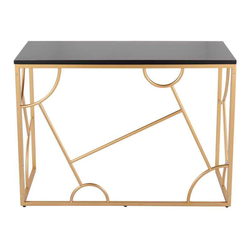 Lumi Source Constellation contemporary writing desk with sleek surface and modern design, ideal for home or office workspace.