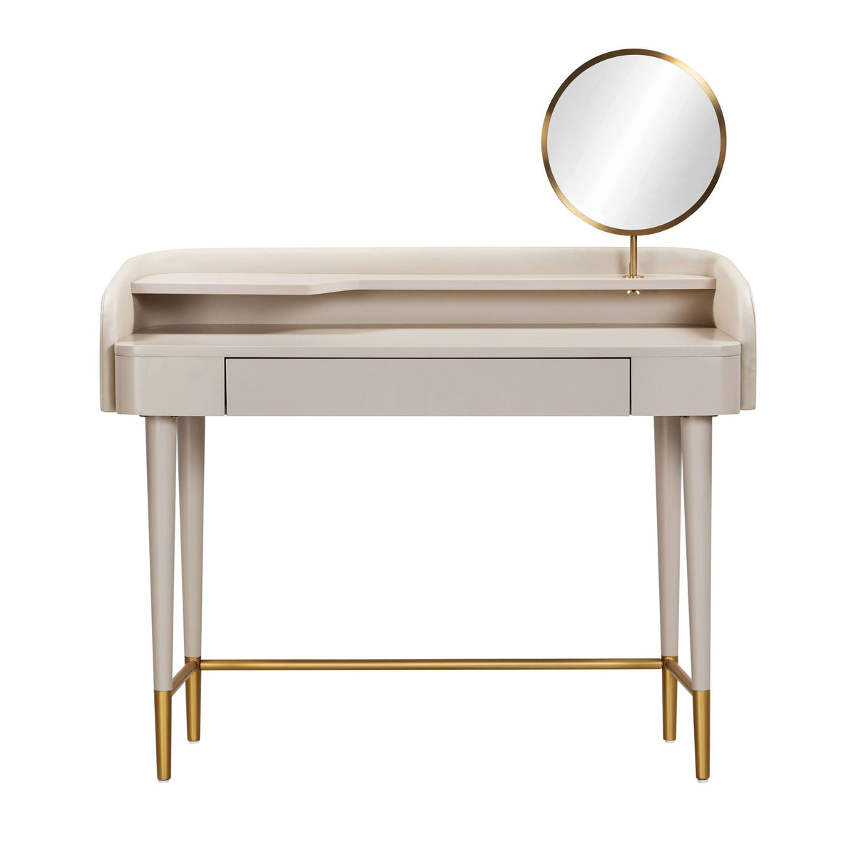 Penelope - Vegan Leather Wrapped Vanity Desk - R&R Furniture Gallery (Fountain Valley, CA)