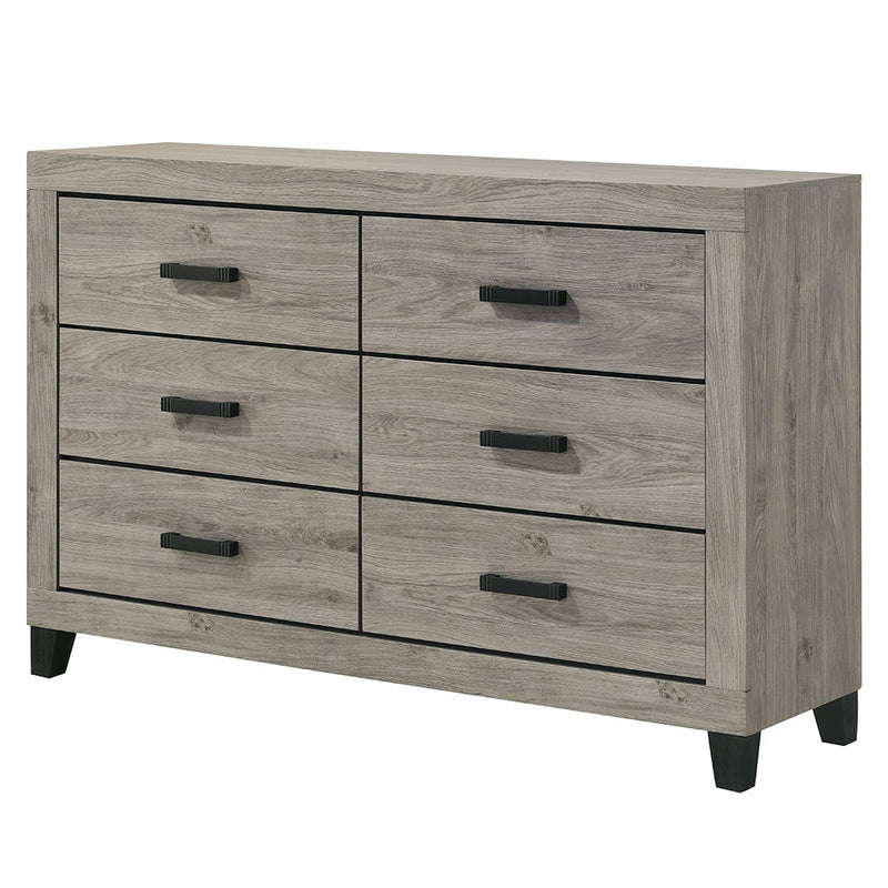 Mari - Dresser - Light Gray Finish - R&R Furniture Gallery (Fountain Valley, CA)