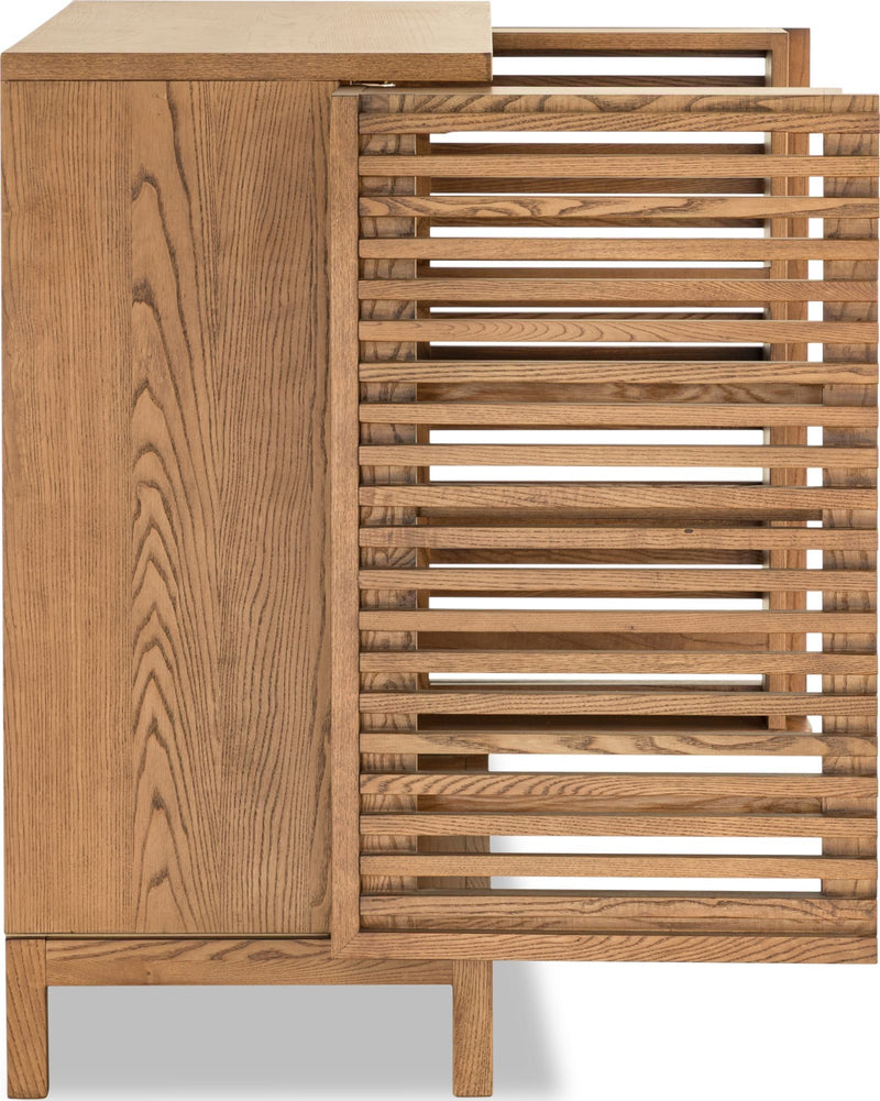 Tanner Bar Cabinet - Flaxen