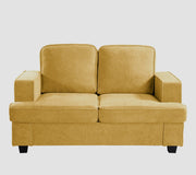 Modern Loveseat, Comfortable 2 Seater Couch With Deep Seating, Loose Back Cushions, Wide Arms - R&R Furniture Gallery (Fountain Valley, CA)