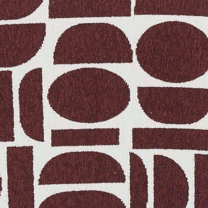 Pippa - Geometric Jacquard Weave Stool - R&R Furniture Gallery (Fountain Valley, CA)