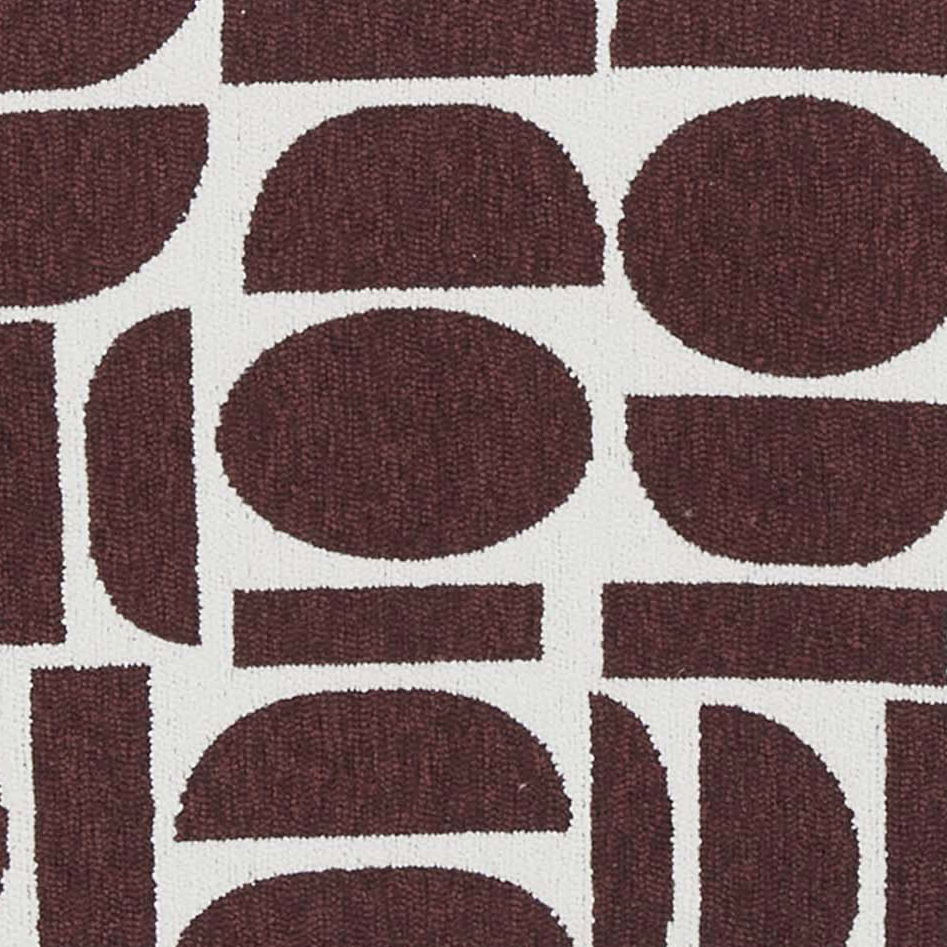 Pippa - Geometric Jacquard Weave Stool - R&R Furniture Gallery (Fountain Valley, CA)