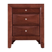 Modern design accent nightstand by Glory Furniture with sleek wood finish and minimalist style, featuring a single drawer.