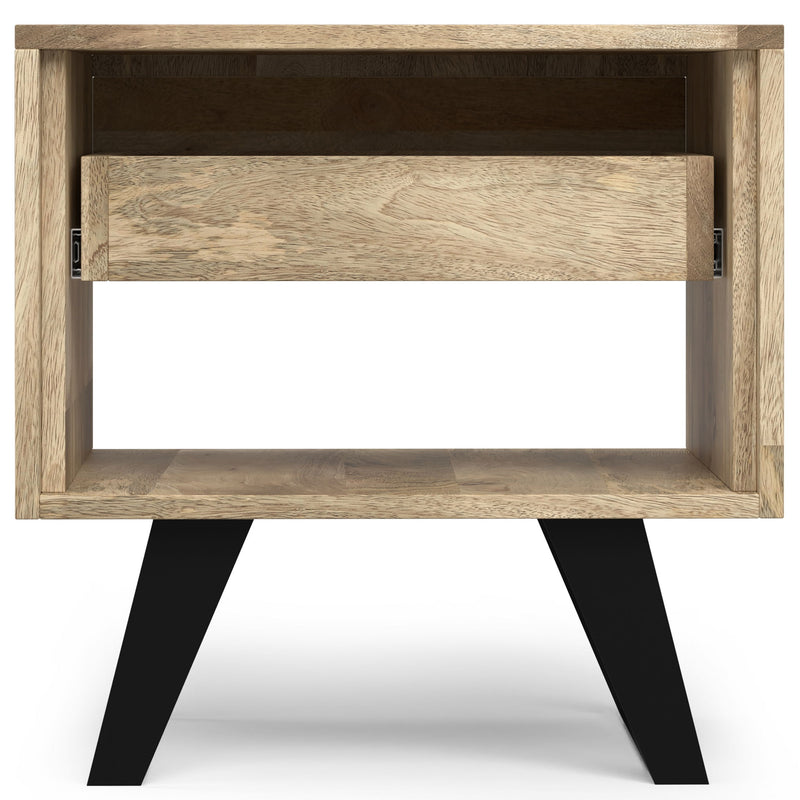 Lowry - Handcrafted End Table - R&R Furniture Gallery (Fountain Valley, CA)
