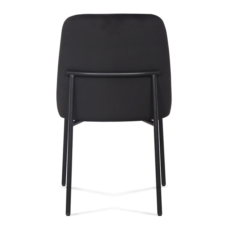 Set of two TOV Furniture Sydney dining chairs with sleek modern design, featuring light-colored upholstered seats and wooden legs.