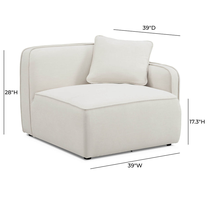 Travie - RAF Corner Chair - R&R Furniture Gallery (Fountain Valley, CA)