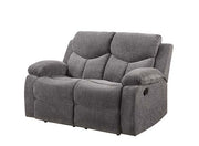 Kalen - Motion Loveseat - Gray Chenille - R&R Furniture Gallery (Fountain Valley, CA)