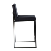 Lumi Source Fuji modern high back counter stool set with sleek design and contemporary style, perfect for stylish kitchen or bar areas.