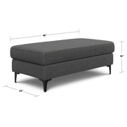 Ava - Versatile Mid Century Ottoman - R&R Furniture Gallery (Fountain Valley, CA)