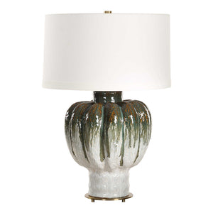 Squash - Table Lamp - Green / White