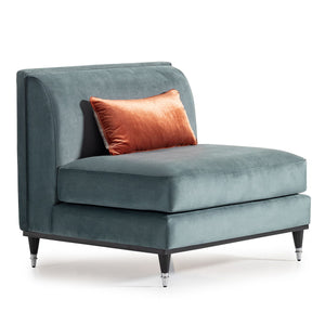 La Francaise - Armless Accent Chair - R&R Furniture Gallery (Fountain Valley, CA)
