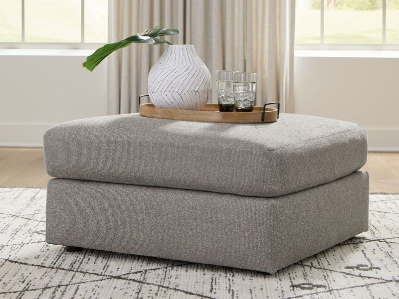 Lindon - Oversized Accent Ottoman - Smoke - R&R Furniture Gallery (Fountain Valley, CA)
