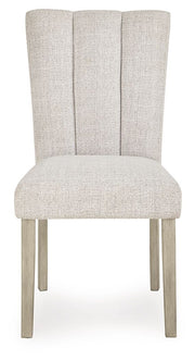 Larawyn - Dining Upholstered Side Chair (Set of 2) - Bisque - R&R Furniture Gallery (Fountain Valley, CA)