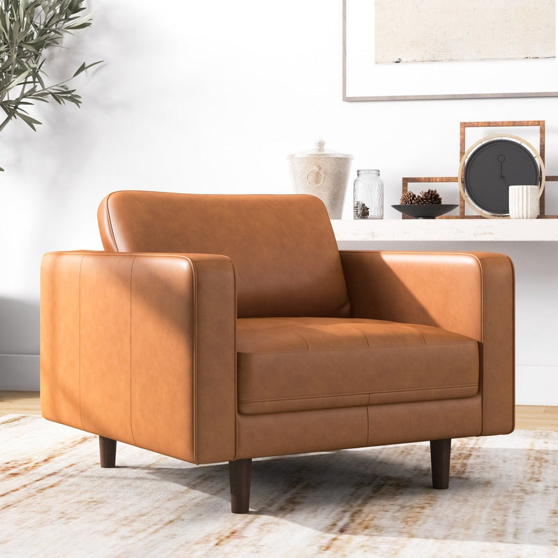 Catherine - Lounge Chair - Brown / Tan - R&R Furniture Gallery (Fountain Valley, CA)