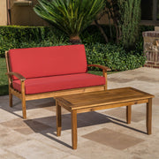 Outdoor Chat Set With Coffee Table And Loveseat - R&R Furniture Gallery (Fountain Valley, CA)