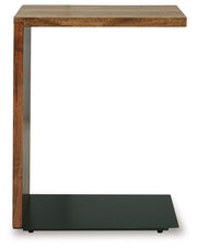 Wimshaw - Accent Table - Brown / Black - R&R Furniture Gallery (Fountain Valley, CA)