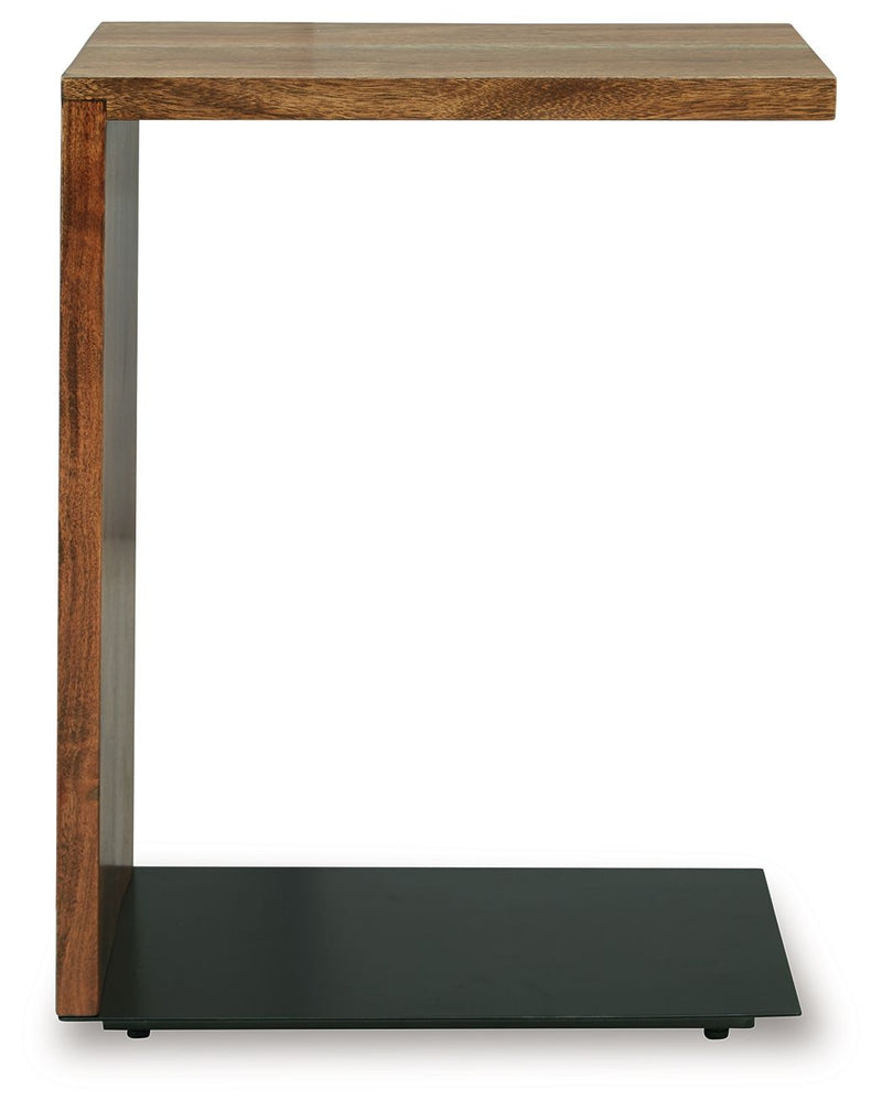 Wimshaw - Accent Table - Brown / Black - R&R Furniture Gallery (Fountain Valley, CA)