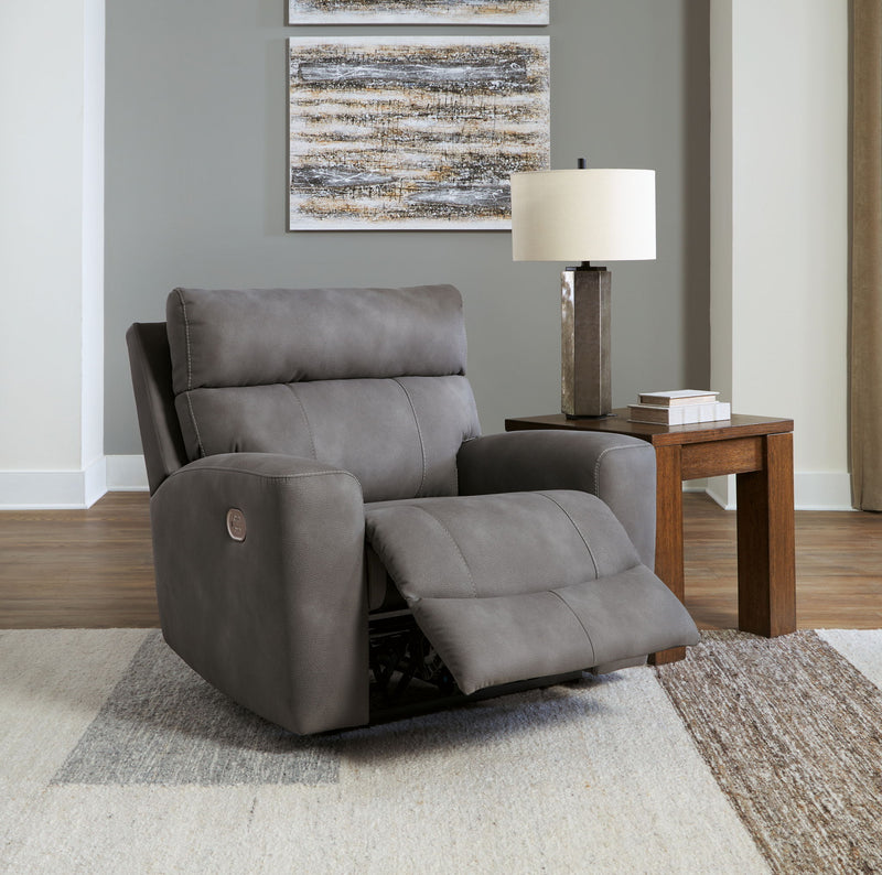 Next-Gen Durapella - Power Recliner With Adj Headrest - R&R Furniture Gallery (Fountain Valley, CA)