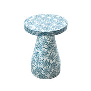 Halio - Checkered Shell Side Table - R&R Furniture Gallery (Fountain Valley, CA)